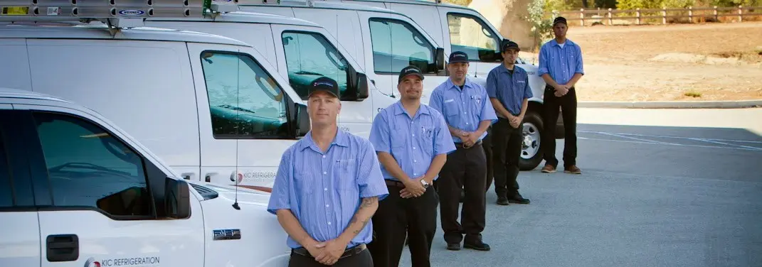 KIC Refrigeration crew ready for Mini Split Repair jobs across La Verne